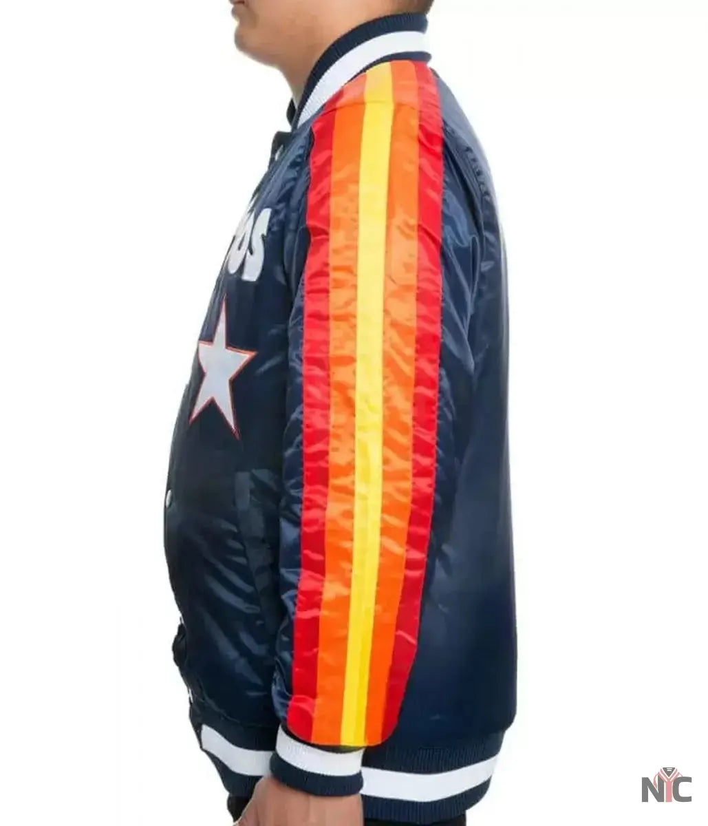 Houston Astros Bomber Blue Jacket NYC Jackets