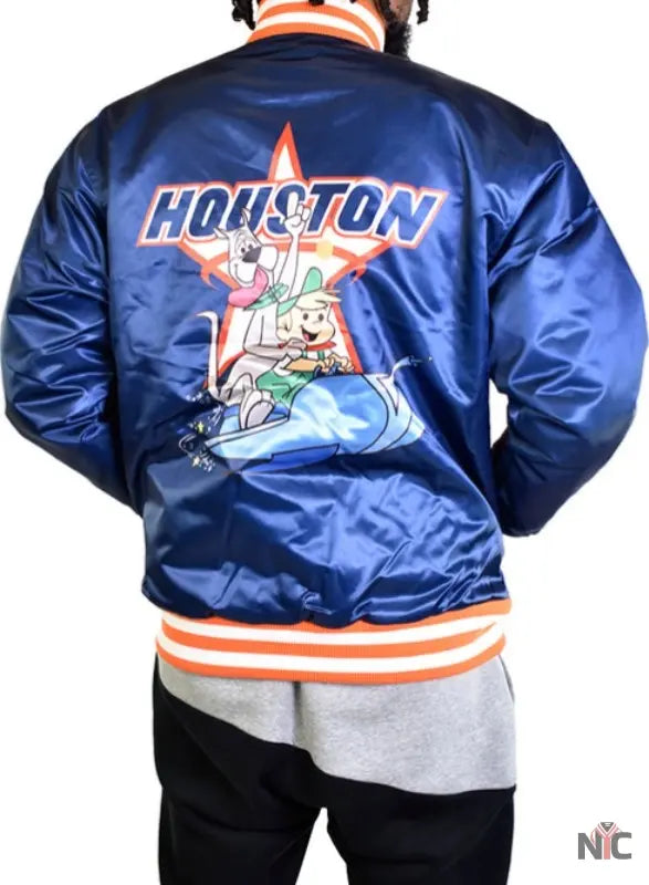 Houston Elroy Jetson Satin Jacket NYC Jackets
