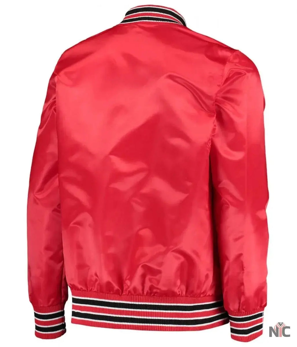 Houston Rockets The Diamond Classic Red Full-Snap Jacket NYC Jackets