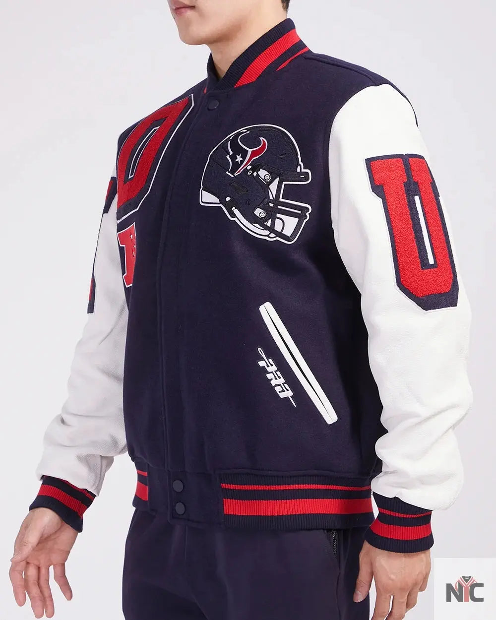 Houston Texans Mashup Varsity Jacket NYC Jackets