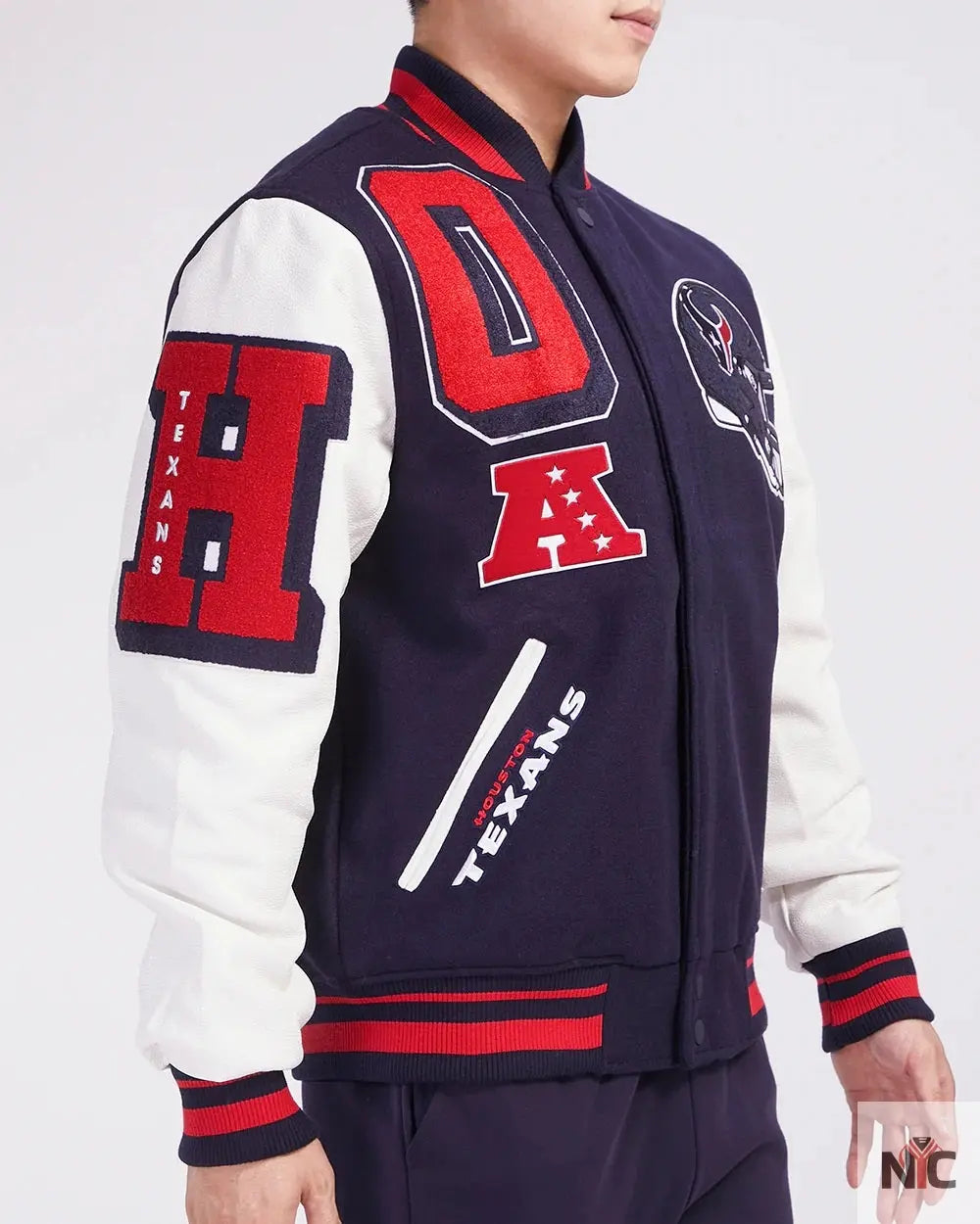 Houston Texans Mashup Varsity Jacket NYC Jackets