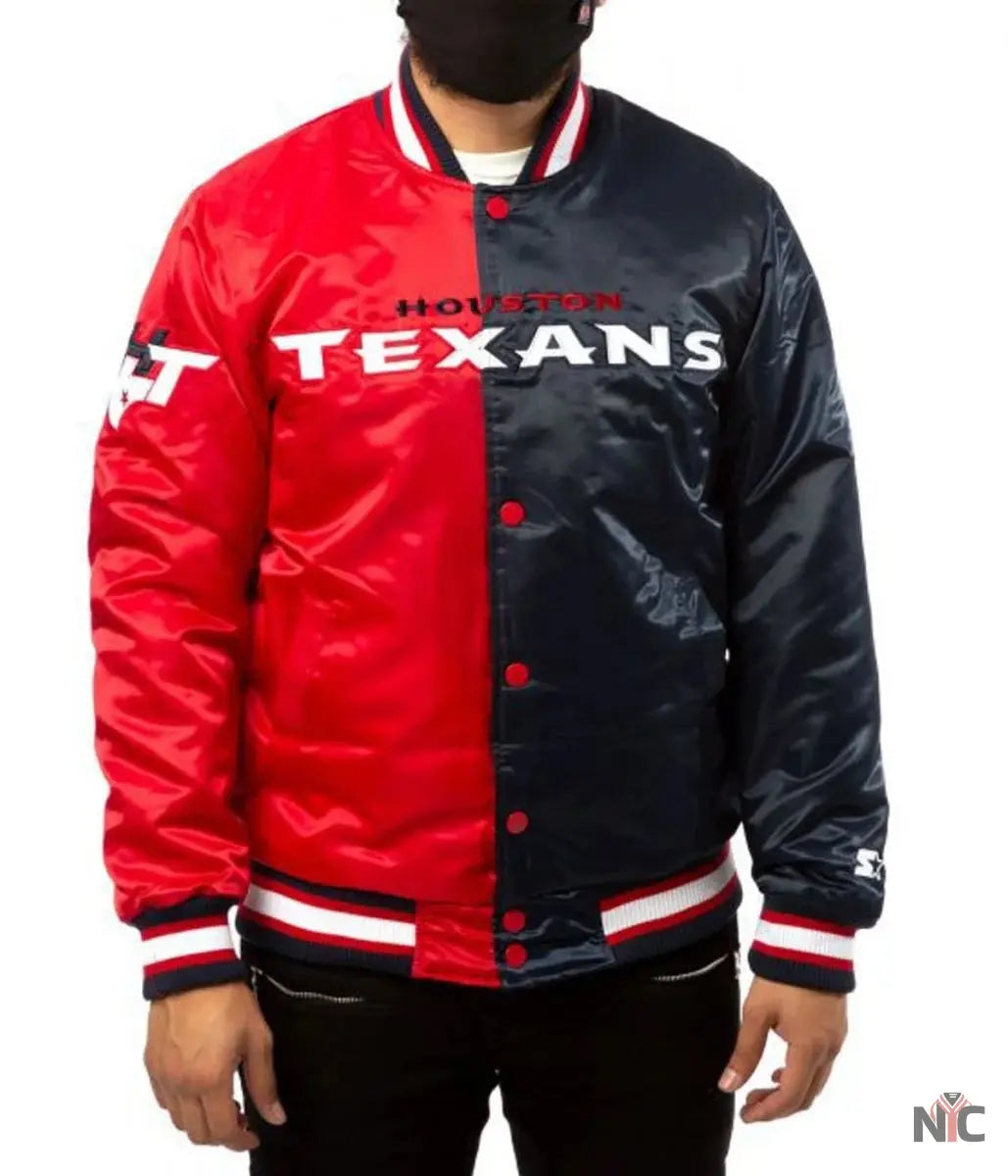 Houston Texans Starter Satin Jacket NYC Jackets