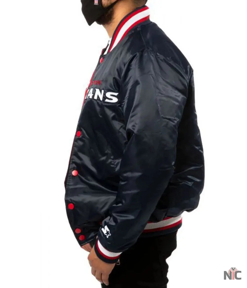 Houston Texans Starter Satin Jacket NYC Jackets