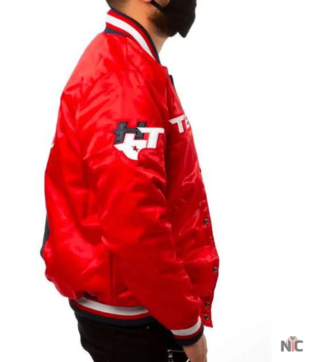 Houston Texans Starter Satin Jacket NYC Jackets