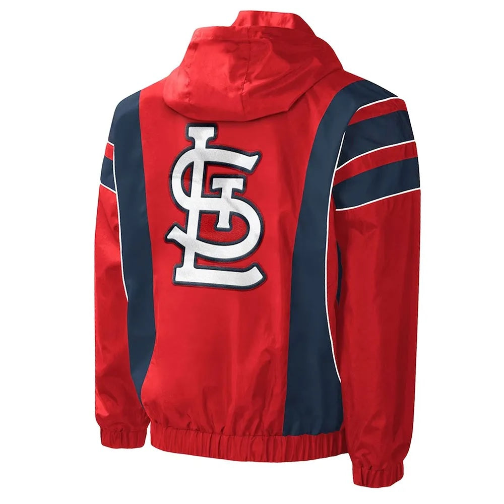 Impact St. Louis Cardinals Half-Zip Hoodie Jacket NYC Jackets