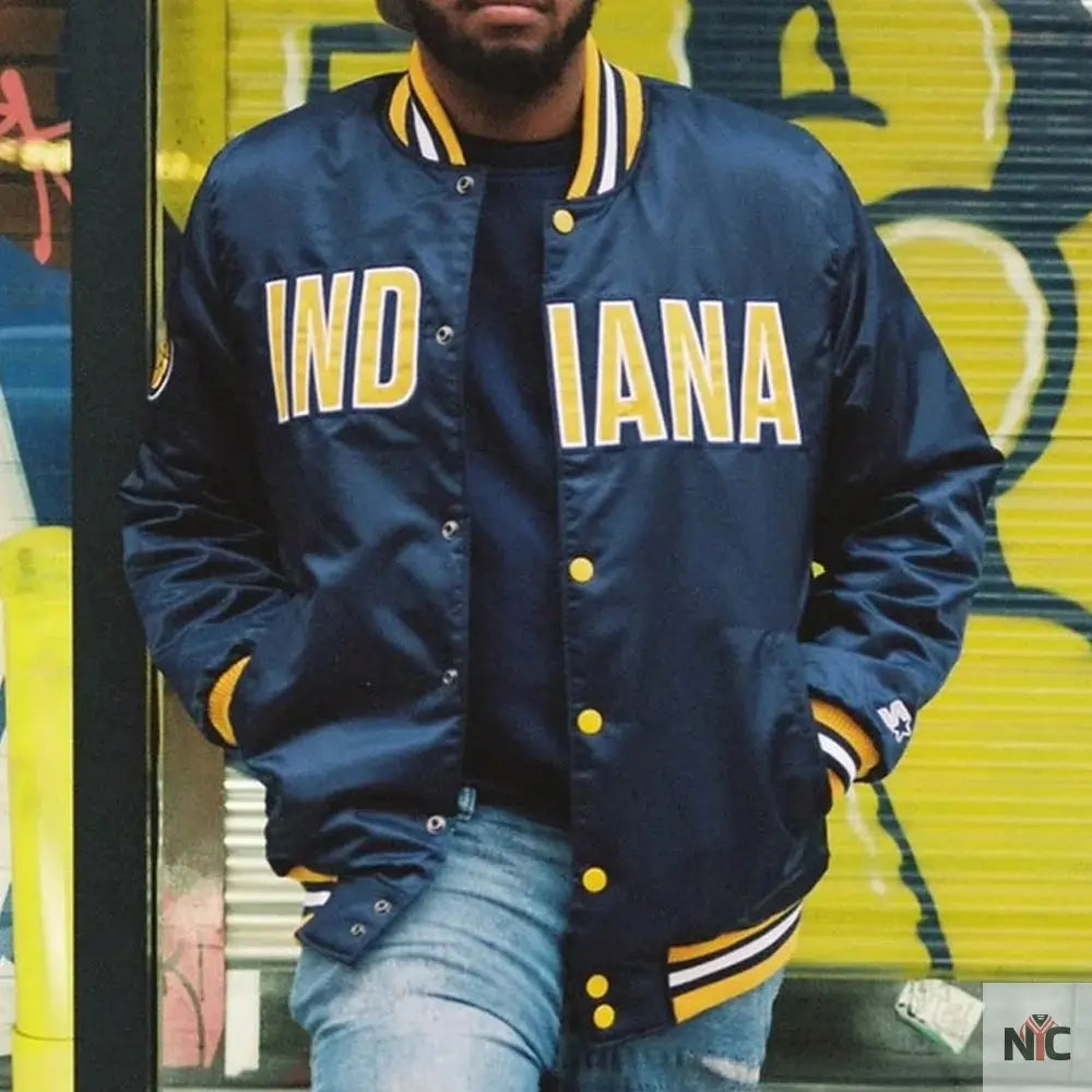 Indiana Pacers X White Jacket NYC Jackets