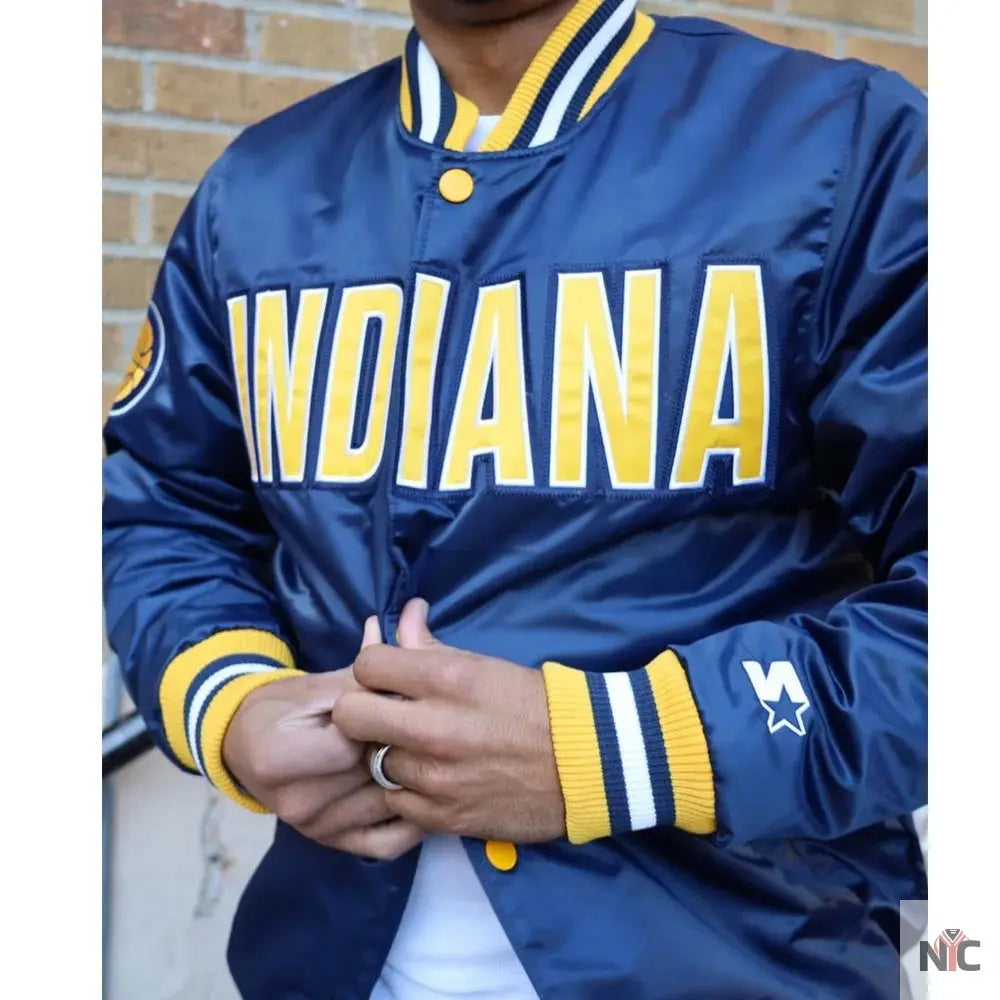 Indiana Pacers X White Jacket NYC Jackets