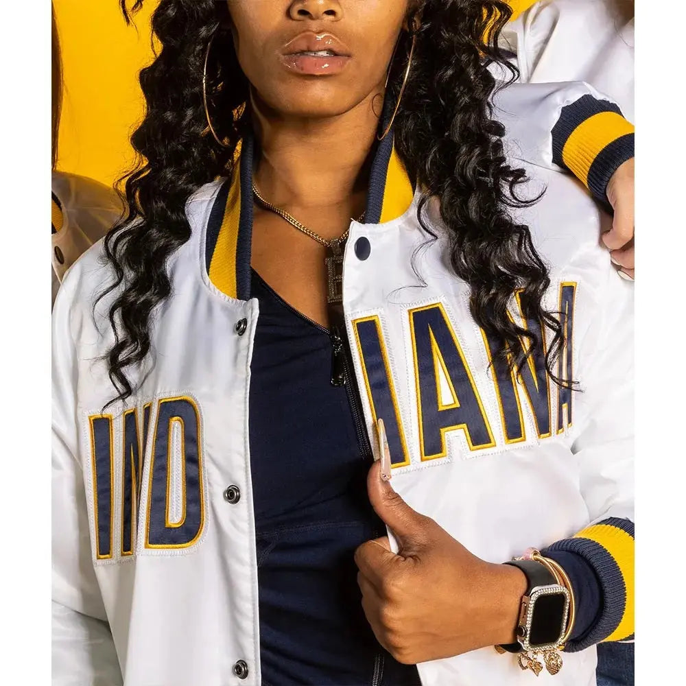 Indiana Pacers X White Jacket NYC Jackets