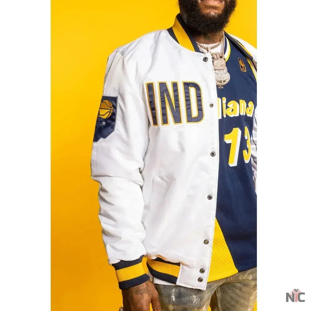 Indiana Pacers X White Jacket NYC Jackets