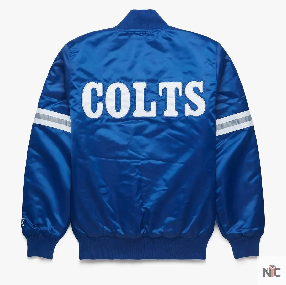 Indianapolis Colts Satin Varsity Jacket NYC Jackets