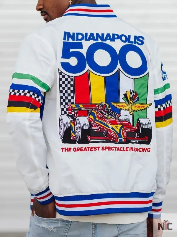 Indianapolis Motor Speedway Indy 500 Bomber Jacket NYC Jackets