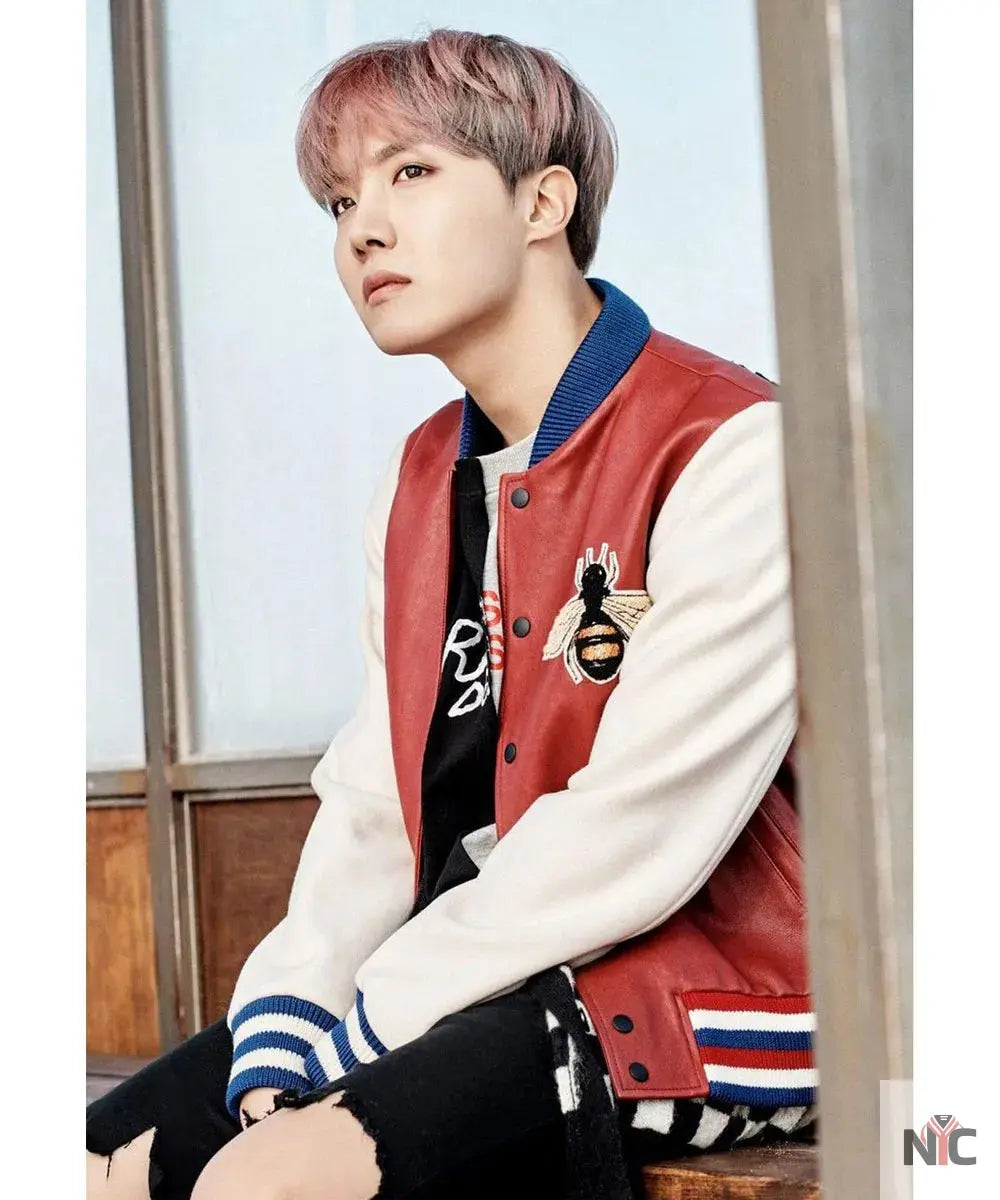 J Hope Blind for Love Varsity Jacket NYC Jackets