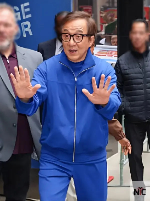 Jackie Chan NYC 2025 Blue Jacket NYC Jackets