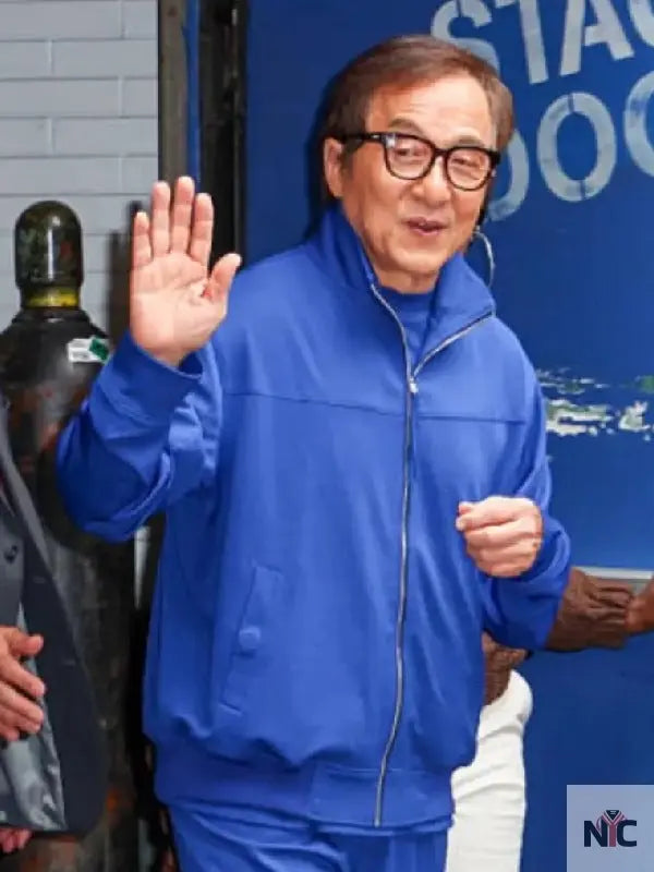 Jackie Chan NYC 2025 Blue Jacket NYC Jackets