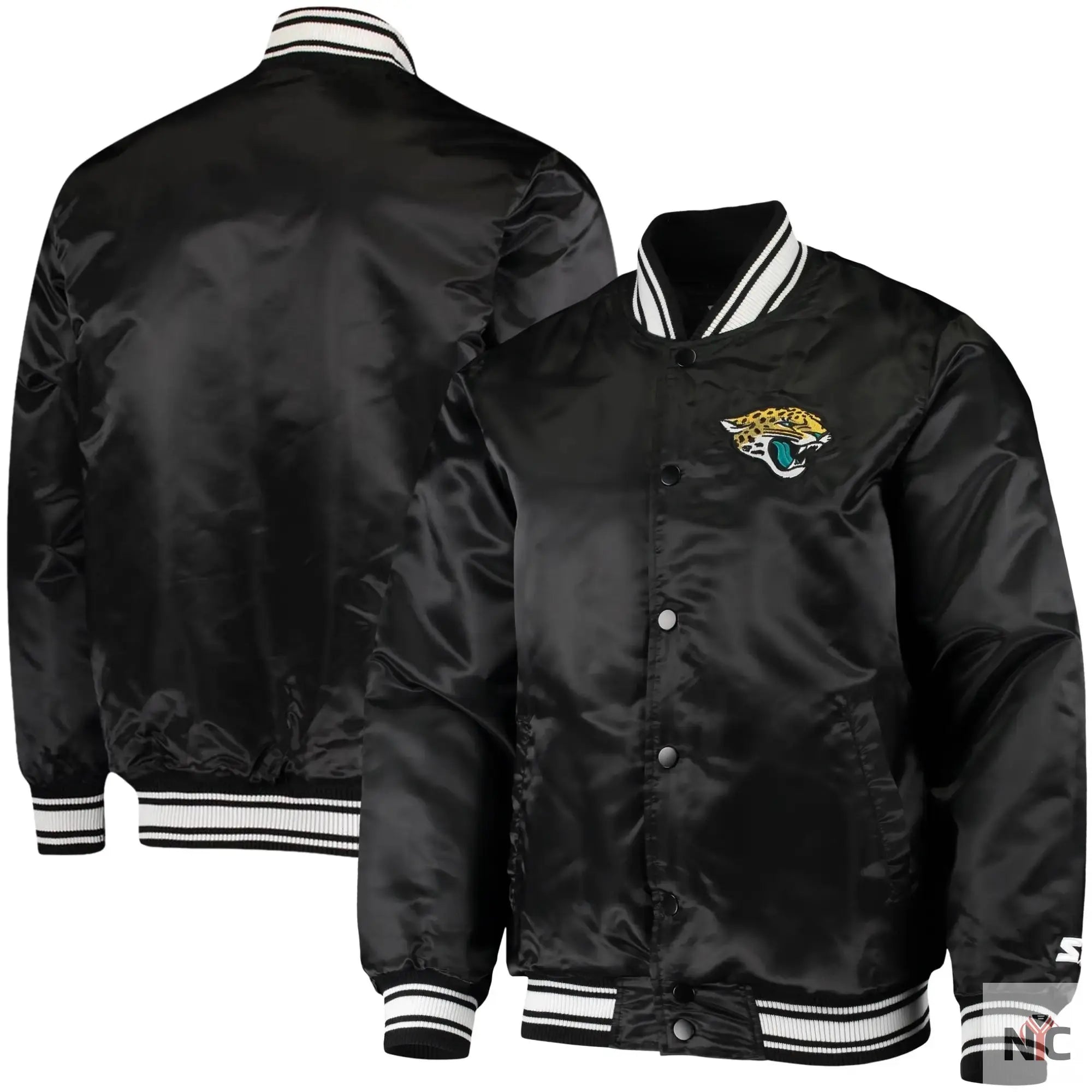 Jacksonville Jaguars Starter locker Room Satin Jacket NYC Jackets