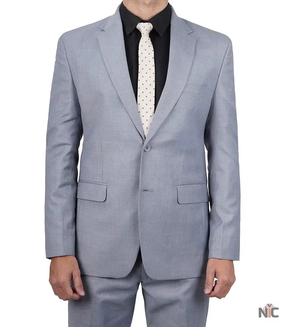 Jared Men's Grey Two-Piece Suit NYC Jackets