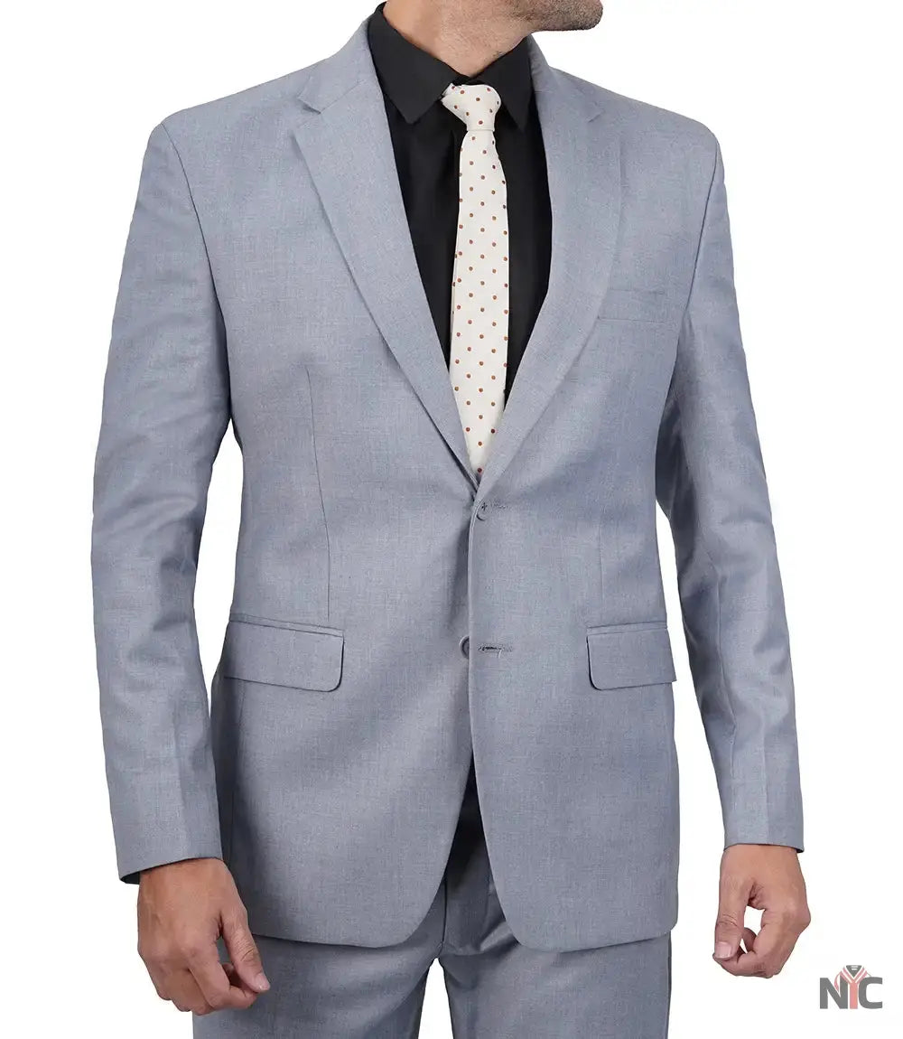 Jared Men's Grey Two-Piece Suit NYC Jackets