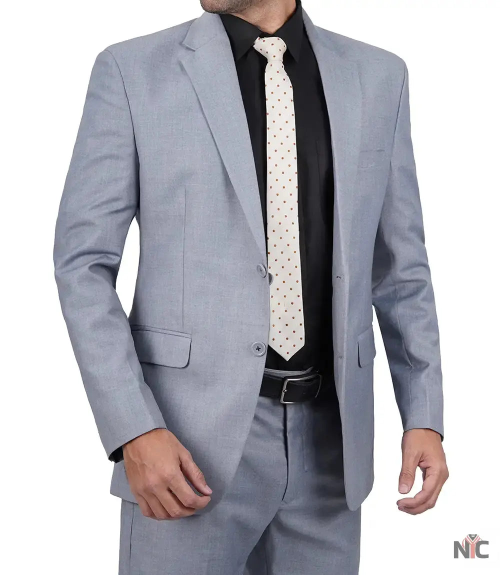 Jared Men's Grey Two-Piece Suit NYC Jackets