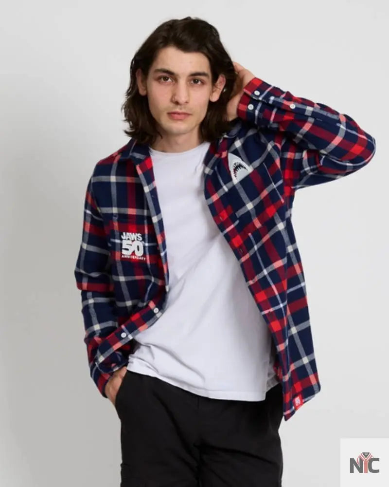 Jaws Anniversary Flannel NYC Jackets