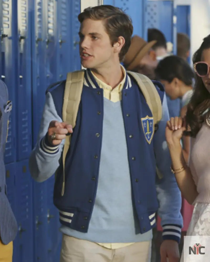 Jedidiah Goodacre Descendants Blue Bomber Jacket NYC Jackets
