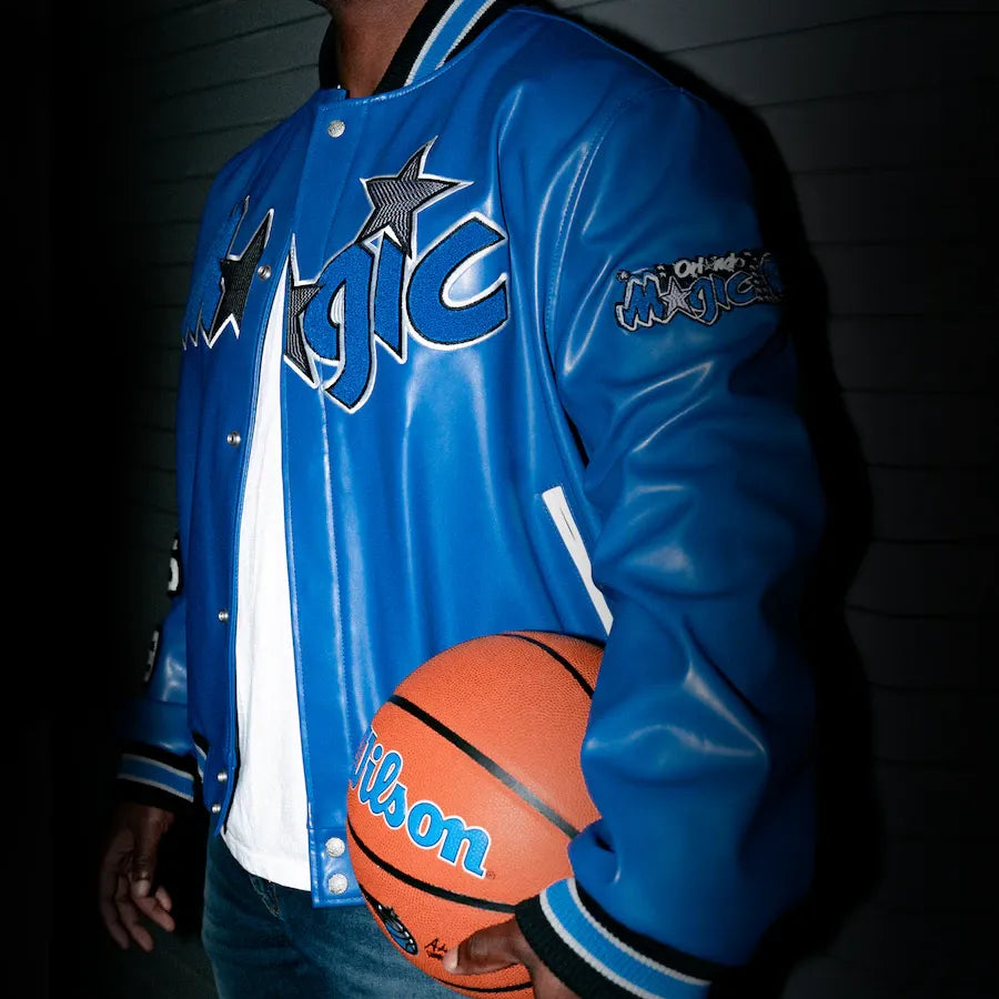 Jeff Hamilton Orlando Magic Leather Jacket NYC Jackets