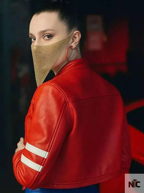 Jenna Gilmer Fuel to Our Fire 2025 Leather Jacket NYC Jackets