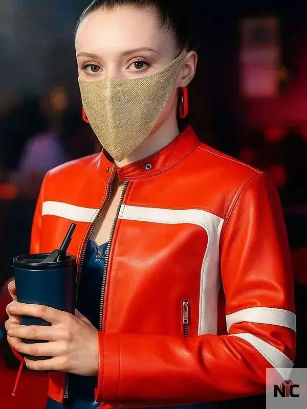 Jenna Gilmer Fuel to Our Fire 2025 Leather Jacket NYC Jackets