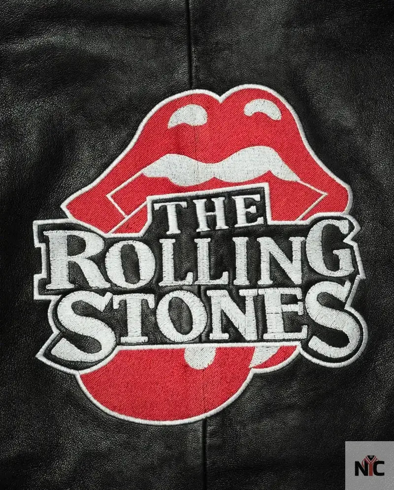 Jfk Stadium Rolling Stones Leather Jacket NYC Jackets