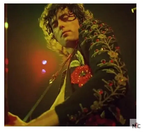 Jimmy Page Poppy Rose Floral Black Jacket NYC Jackets