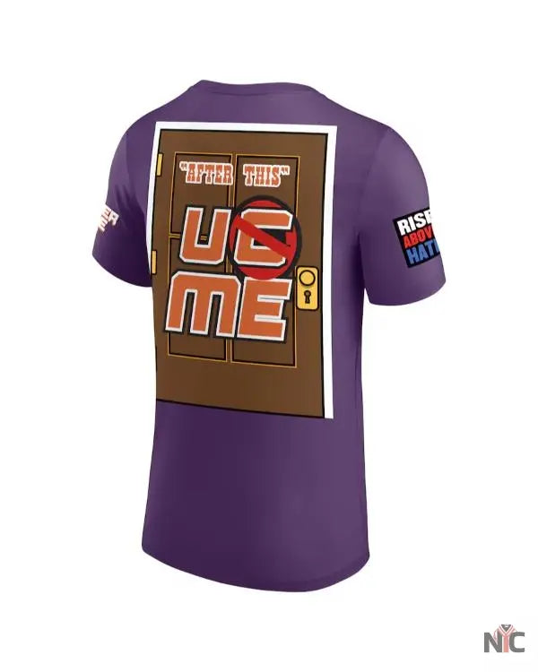 John Cena Monday Night RAW Purple T-Shirt NYC Jackets
