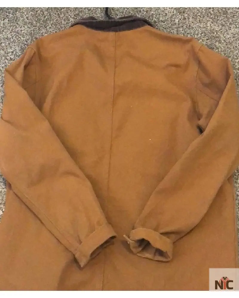 John David Wash­ing­ton Tenet Wind Farm Brown Jack­et NYC Jackets