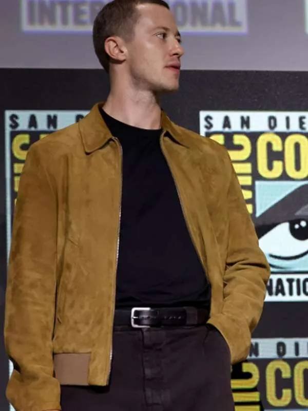 Joseph Quinn The Fantastic Four First Steps Brown Leather Jacket NYC Jackets