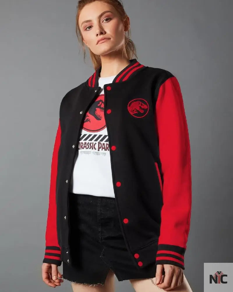 Jurassic Park Priimal Limited Variant Ranger Logo Unisex Varsity Jacket NYC Jackets