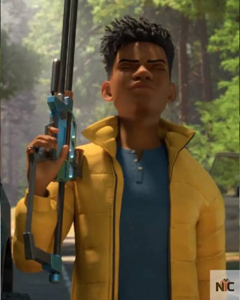Jurassic World Chaos Theory S01 Darius Bowman Yellow Jacket NYC Jackets