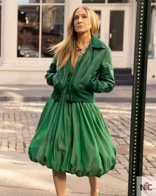Just Like That S02 Sarah Jessica Parker Bomber Jacket NYC Jackets