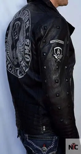 КОЖАНАЯ КУРТКА AFFLICTION AMERICAN REBORN JACKET NYC Jackets