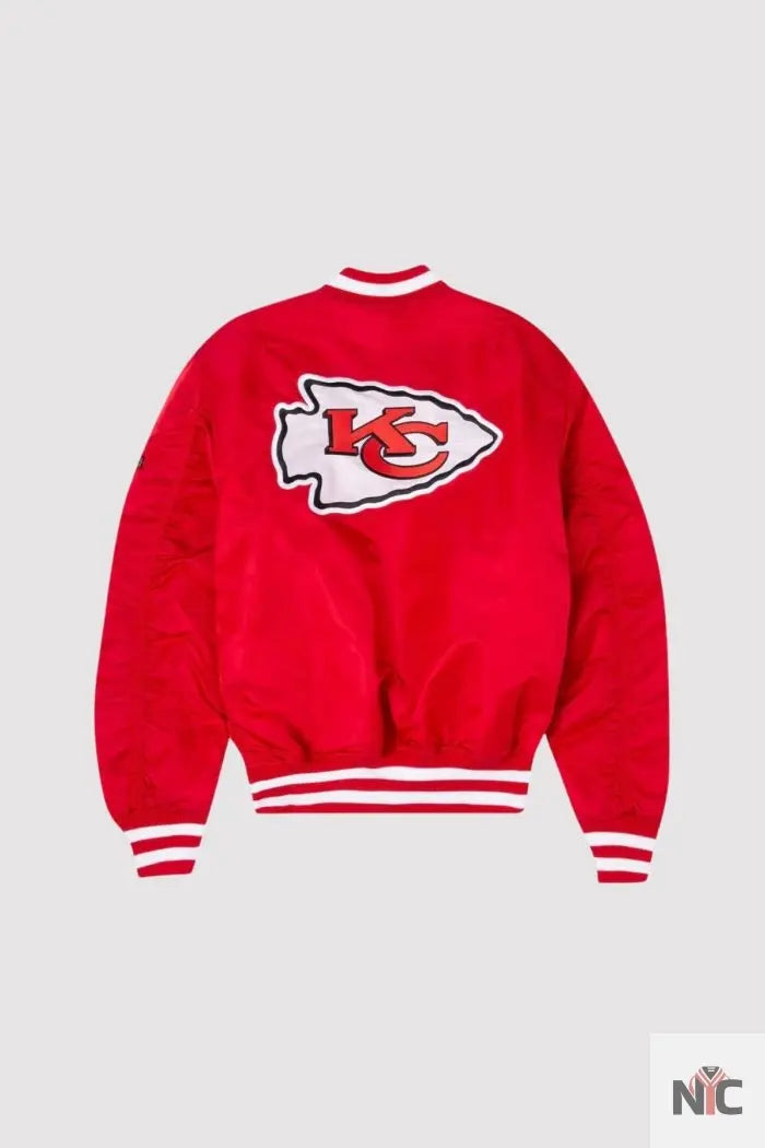 Kansas City Chiefs MA-1 Red Bomber Jacket NYC Jackets