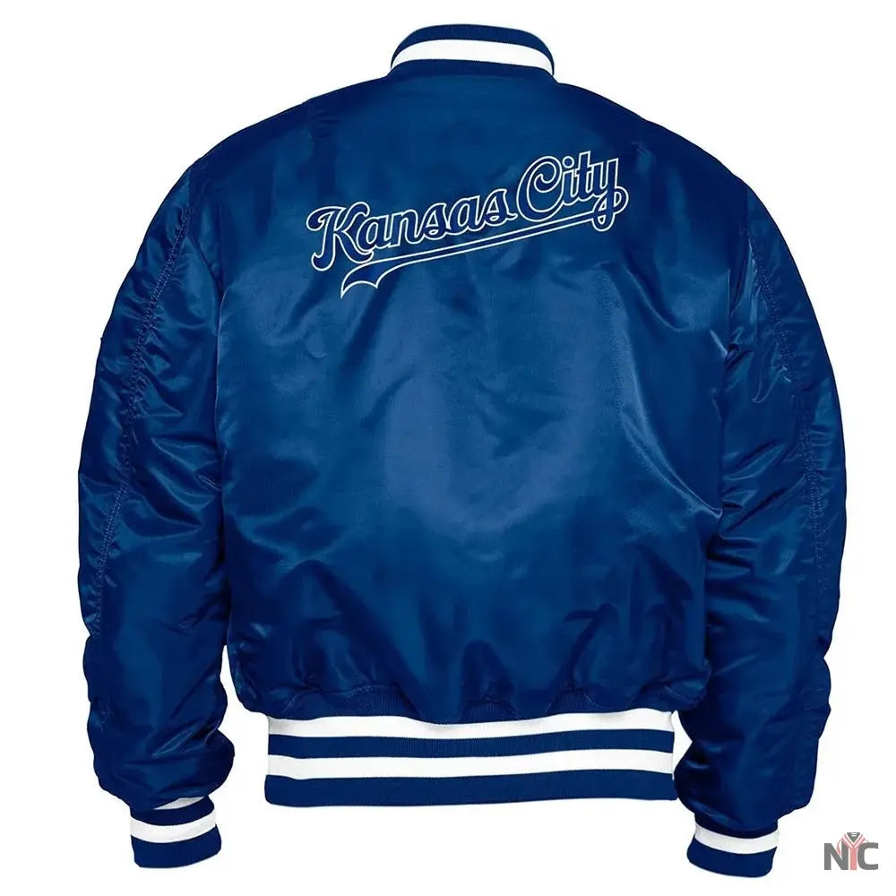 Kansas City Royals Bomber MA-1 Jacket NYC Jackets