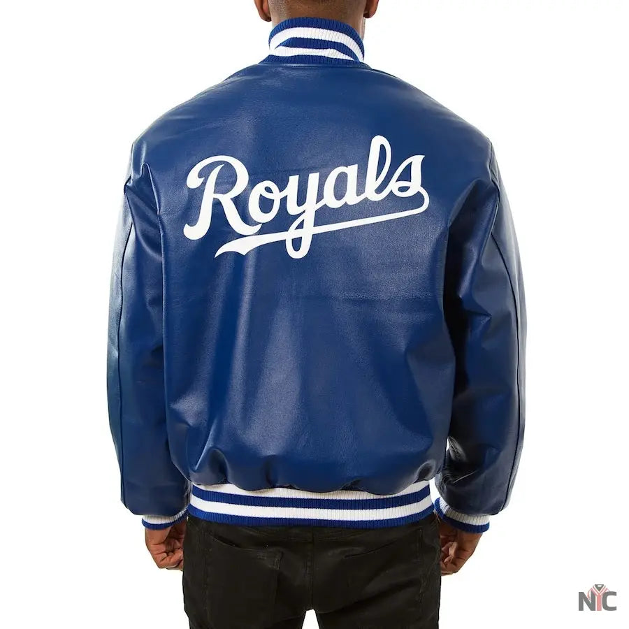 Kansas City Royals Letterman Leather Jacket NYC Jackets