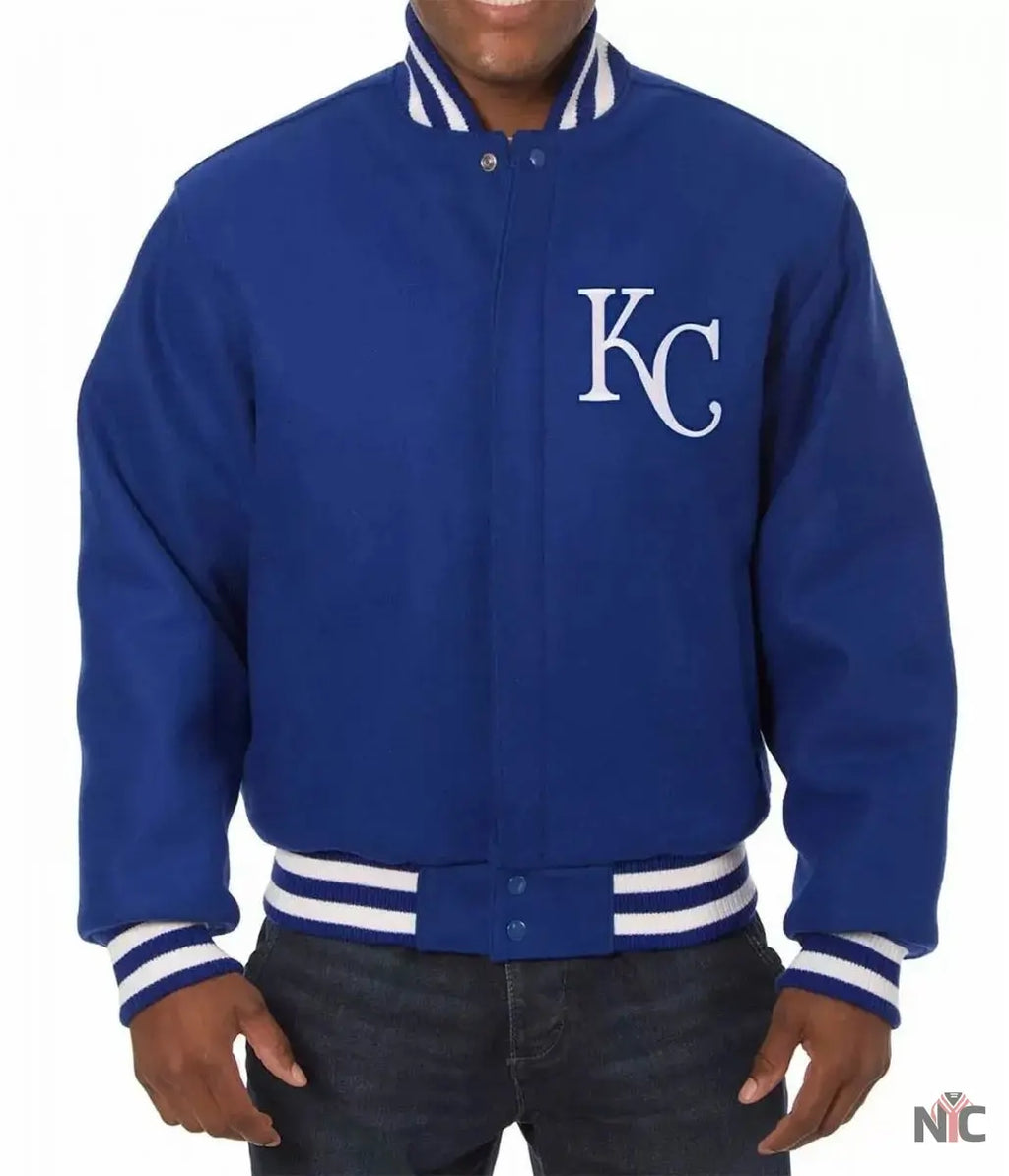 Kansas City Royals Wool Letterman Jacket NYC Jackets