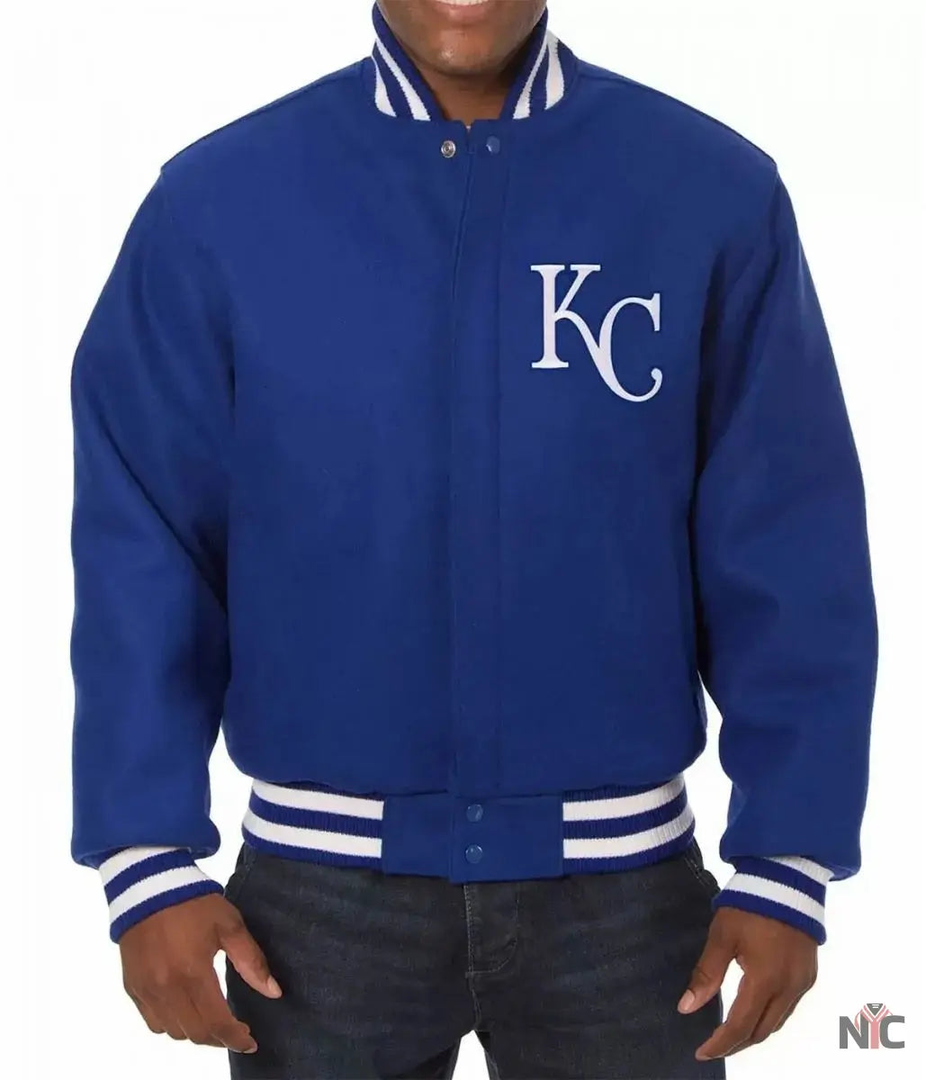 Kansas City Royals Wool Letterman Jacket NYC Jackets
