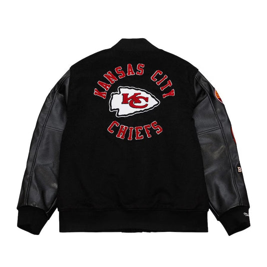Kansas City Chiefs Blackout Collection Vintage Jacket - NYC Jackets