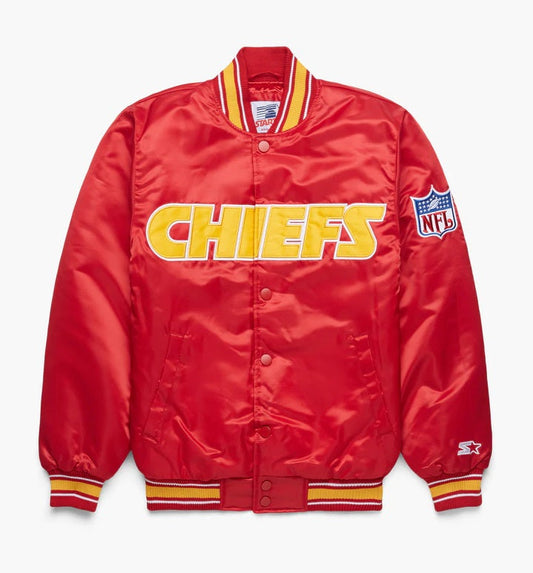 Kansas City Chiefs Gameday Starter Satin Jacket - NYC Jackets