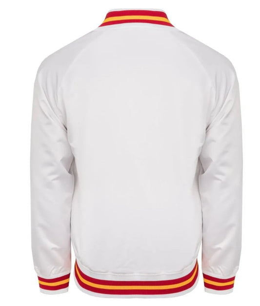 Kansas City Chiefs Heavyweight White Satin Jacket - NYC Jackets