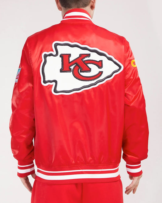 Kansas City Chiefs Mashup Satin Jacket - NYC Jackets