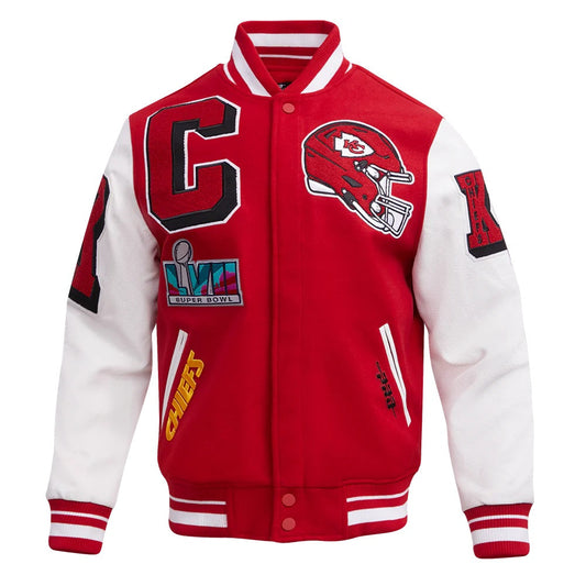 Kansas City Chiefs Mashup Wool Varsity Jacket - NYC Jackets