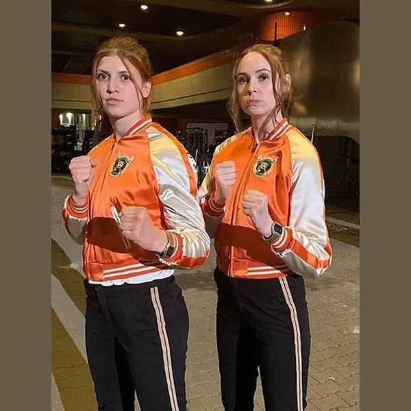 Karen Gillan Gunpowder Milkshake Bomber Jacket NYC Jackets