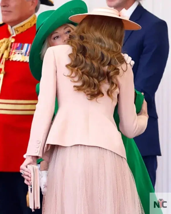 Kate Middleton Royal Dais Pink Blazer NYC Jackets