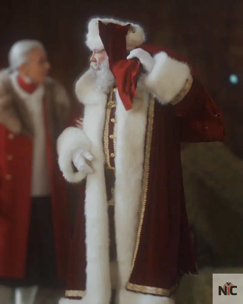 Keeping Up with the Clauses Santa Coat With Free Cap NYC Jackets
