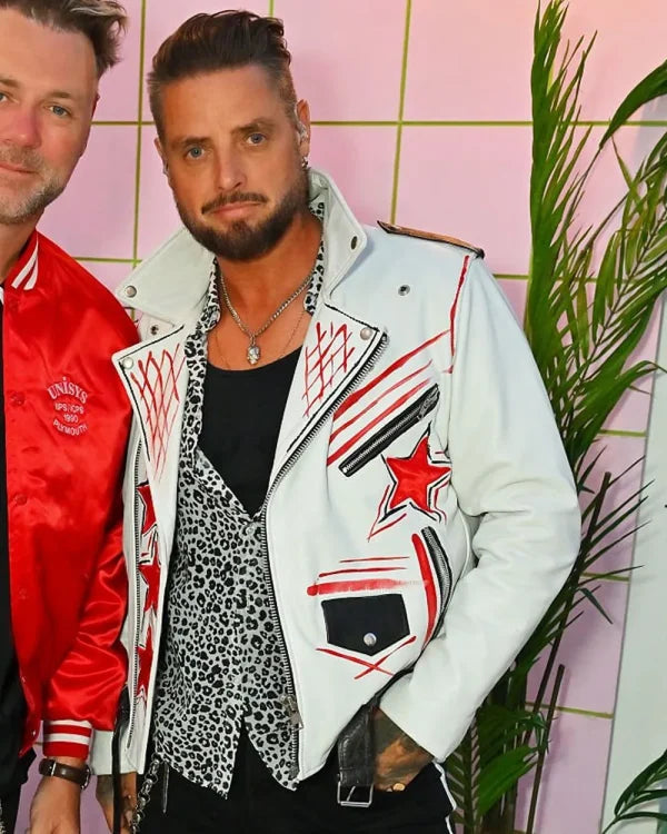 Keith Duffy Flackstock Festival 2025 Leather Jacket NYC Jackets